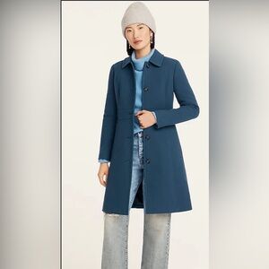 J. Crew Navy Lady Day Coat with Thinsulate